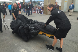Ersatzchassis für Kevin Magnussen, Renault Sport F1 Team RS16, nach Crash