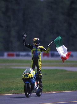 Valentino Rossi, vainqueur de la course