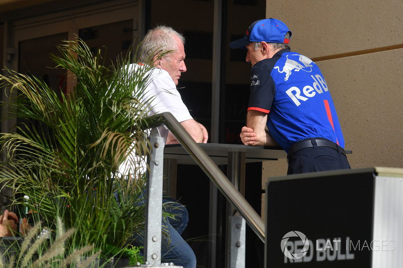 Dr Helmut Marko, Red Bull Motorsport, Franz Tost, Team Principal, Scuderia Toro Rosso
