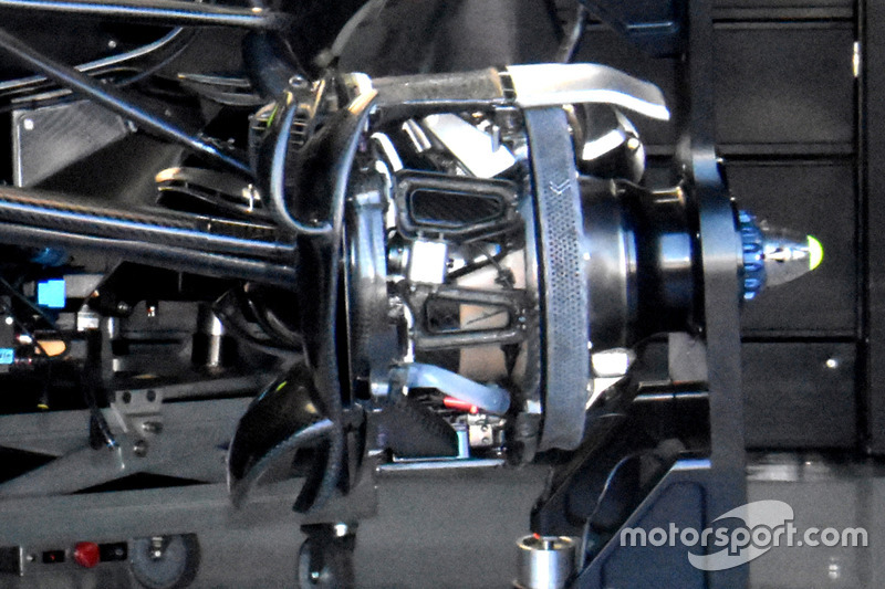 Frenos del Mercedes AMG F1 W09