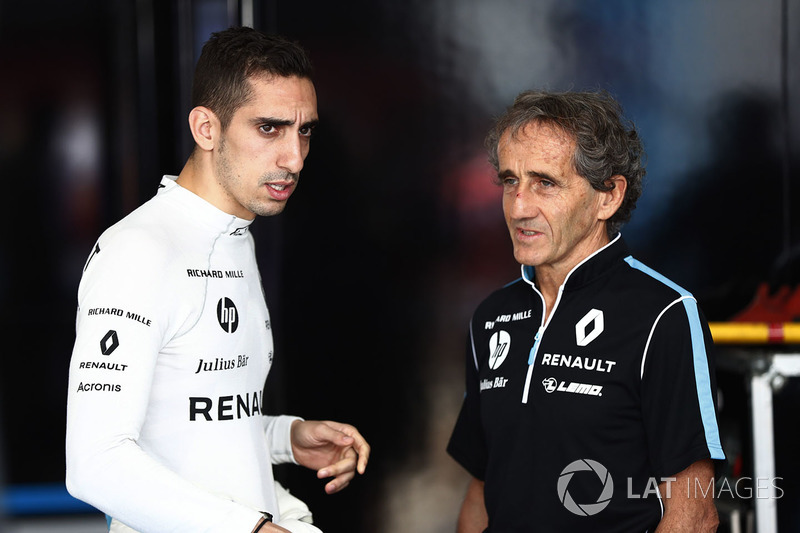 Sébastien Buemi, Renault e.Dams, Alain Prost, Senior Team Manager, Renault e.Dams