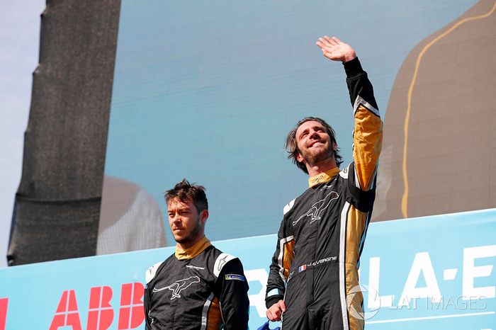 Jean-Eric Vergne, Techeetah, Andre Lotterer y Techeetah conforman el primer 1º 2º puesto en la historia de la Fórmula E