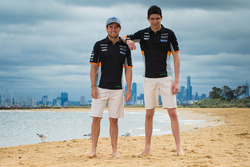 Esteban Ocon, Sergio Perez, Sahara Force India F1 Team
