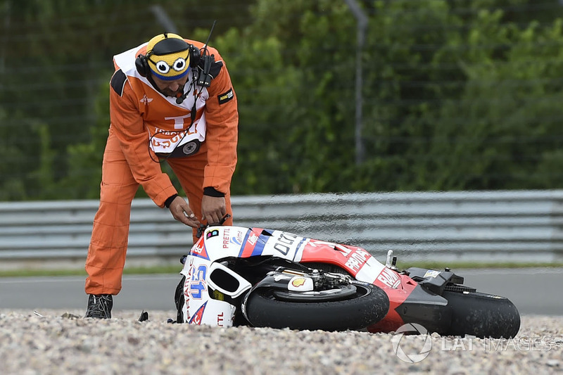 Авария: Скотт Реддинг, Pramac Racing