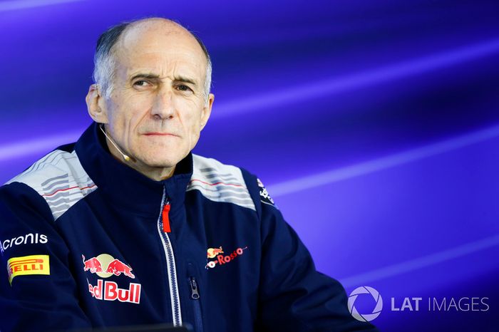 Franz Tost, director del equipo, Scuderia Toro Rosso, en la Conferencia de prensa FIA