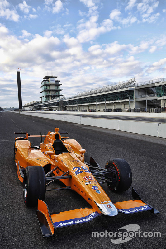 El coche de Fernando Alonso, Andretti Autosport Honda