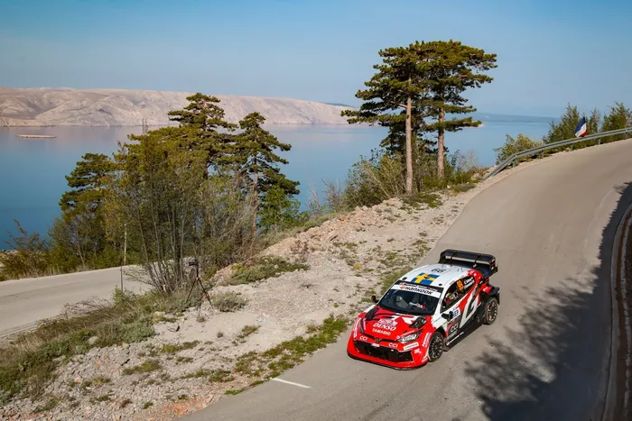 Oliver Solberg, Elliott Edmondson, Toyota Gazoo Racing WRT Toyota GR Yaris Rally1
