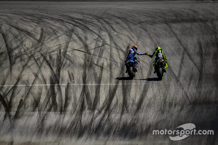 Alex Rins, Team Suzuki MotoGP, Valentino Rossi, Yamaha Factory Racing