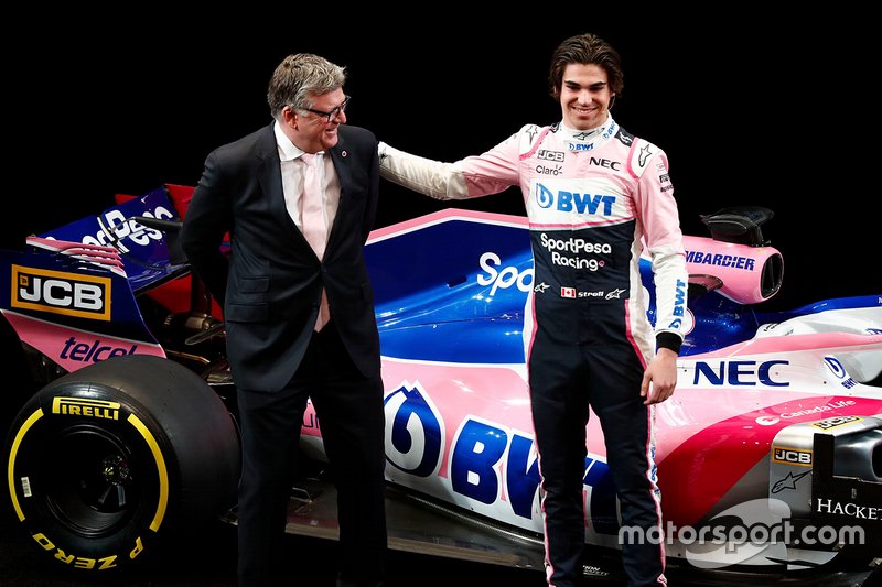 Otmar Szafnauer, Team Principal Racing Point F1 e Lance Stroll, Racing Point F1 Team