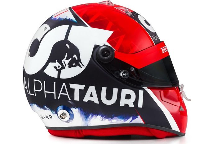 Casco de Daniil Kvyat, AlphaTauri
