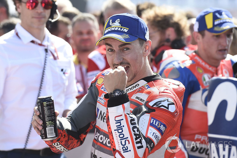 Poleman Jorge Lorenzo, Ducati Team