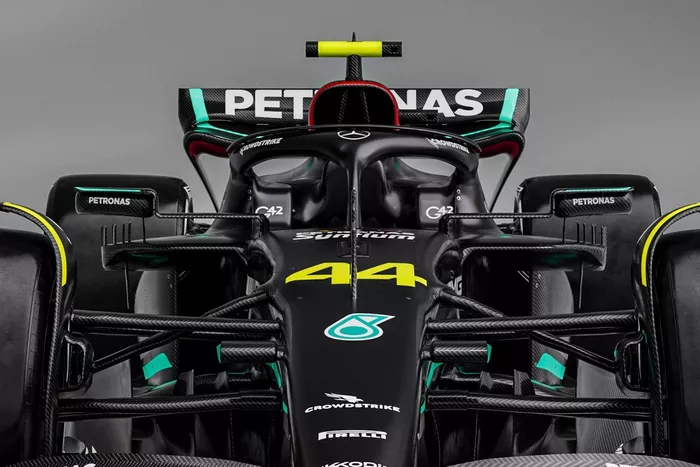 Mercedes W14 detail

