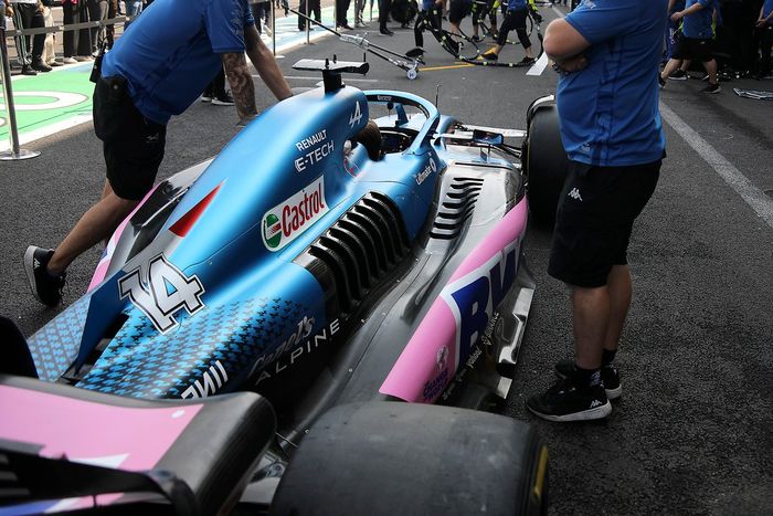 Cubierta del motor Alpine A522