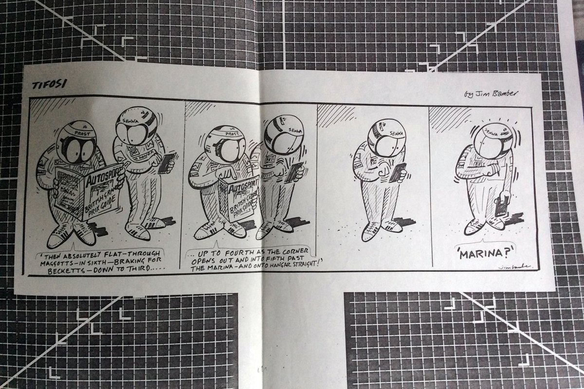 Viñeta del GP de Gran Bretaña 1988