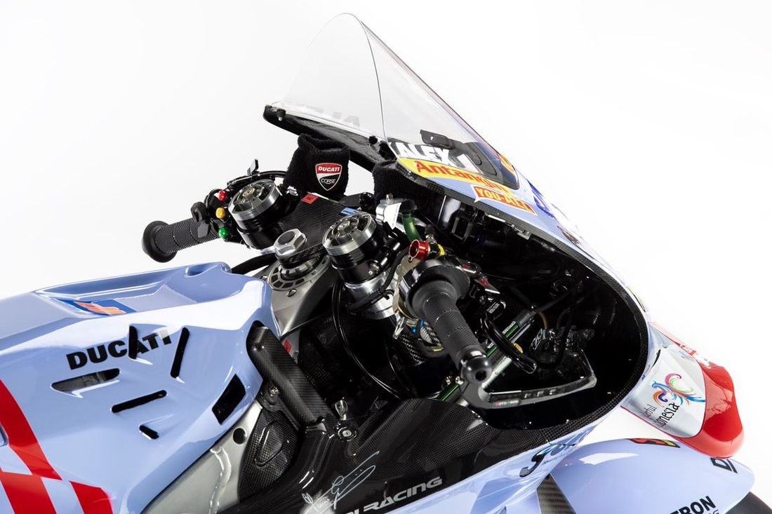 Alex Márquez, decoración de la moto Gresini Racing