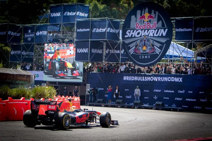 Sergio Pérez. Red Bull ShowRun CDMX