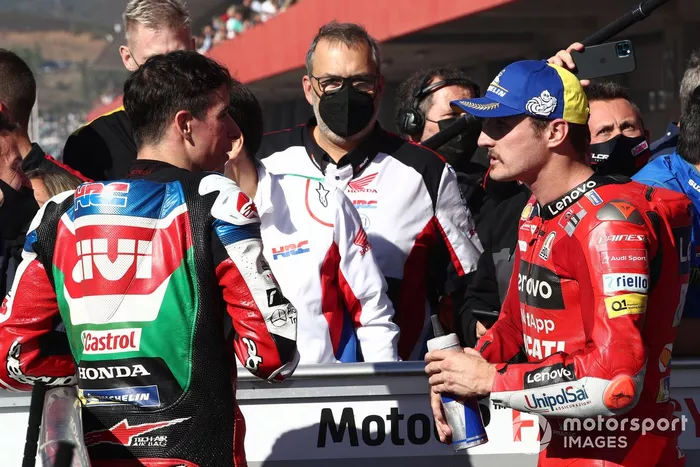 Jack Miller, equipo Ducati, Alex Márquez, equipo LCR Honda