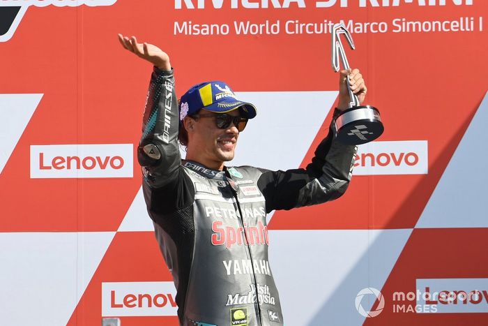 Podio: ganador Franco Morbidelli, Petronas Yamaha SRT