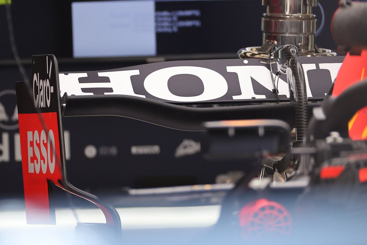 Red Bull Racing RB16B, detail of the rear wing seen at Spa which could be seen again in Austin