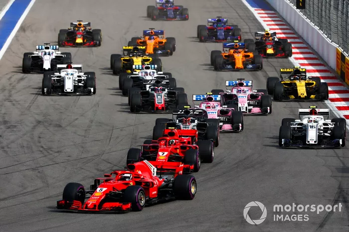 Vettel no puede con los Mercedes pero se mantiene por delante del resto
