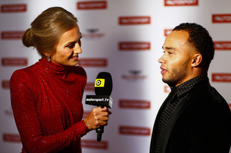 Nicolas Hamilton being interviewed