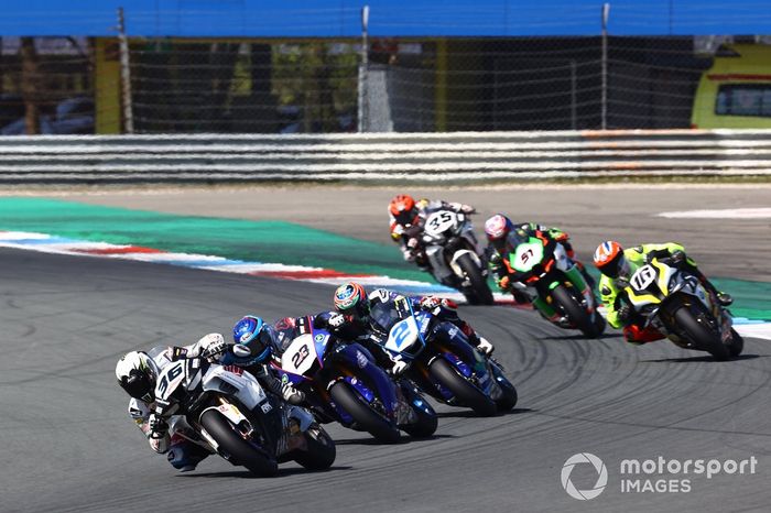 Leandro Mercado, MIE Racing Honda Team, Christophe Ponsson, Gil Motorsport Yamaha, Roberto Tamburini, Yamaha Motoxracing WorldSBK Teamxx