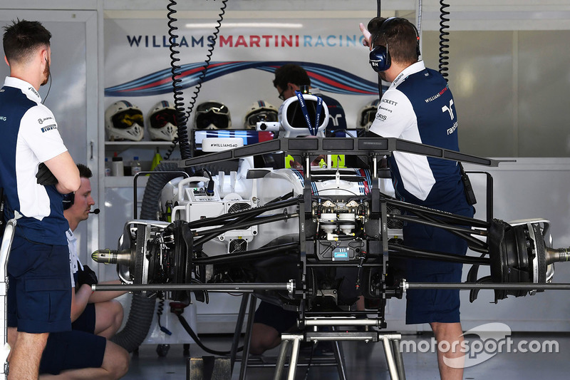 Шасі і передні гальма Williams FW40