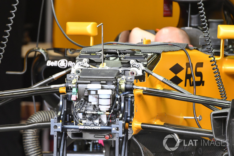 Châssis et suspension avant de la Renault Sport F1 Team RS17