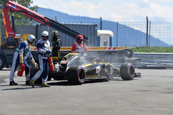 Nico Hulkenberg, Renault Sport F1 Team R.S. 18 valt uit