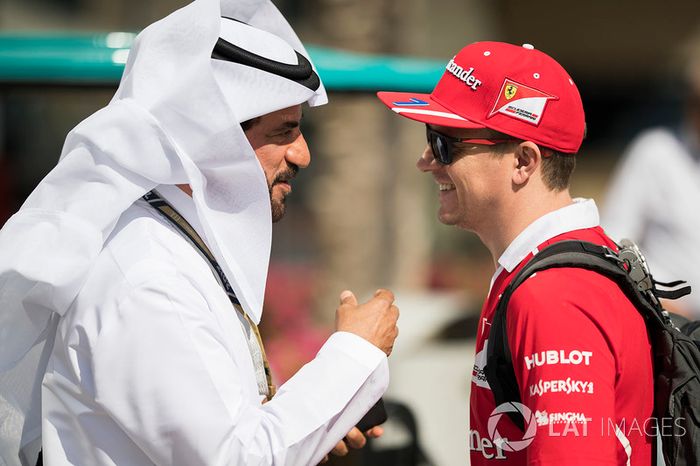 Kimi Raikkonen, Ferrari y Mohammed Bin Sulayem