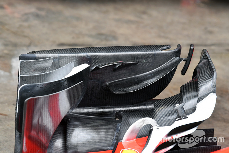 L'aileron avant de la Ferrari SF70H