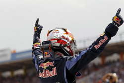 Sebastian Vettel, Red Bull Racing celebra su pole