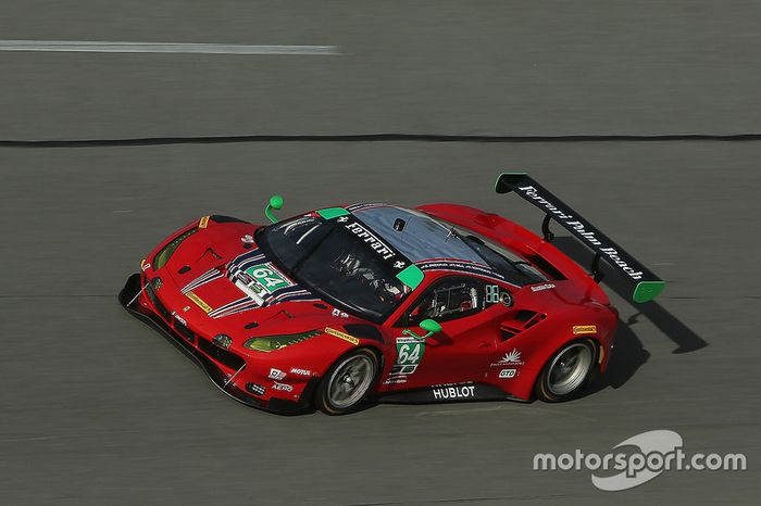 #64 Scuderia Corsa Ferrari 488 GT3: Bill Sweedler, Townsend Bell, Frankie Montecalvo, Sam Bird