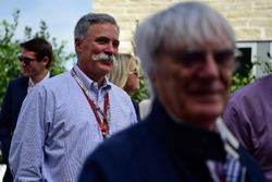 Chase Carey, président Formula One Group et Bernie Ecclestone