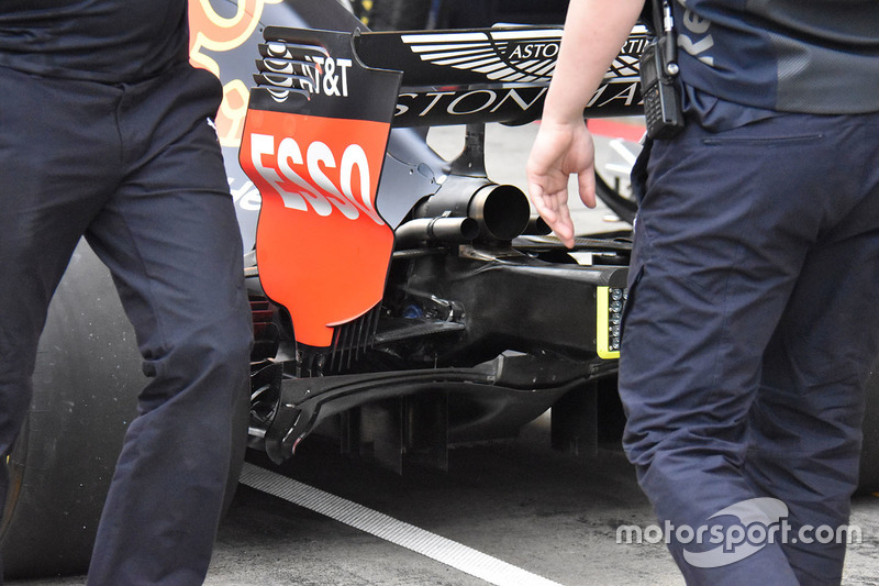 Red Bull Racing RB14 rear detail