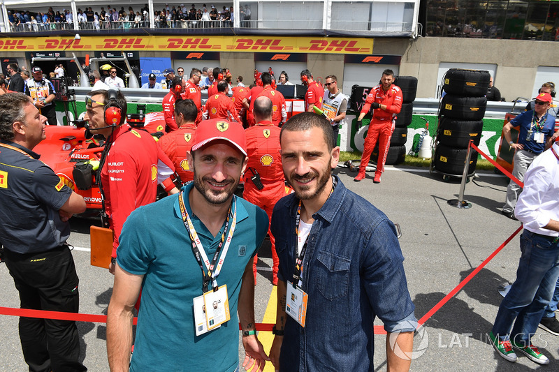 Giorgio Chiellini, Footballer and Leonardo Bonucci, Footballer on the grid