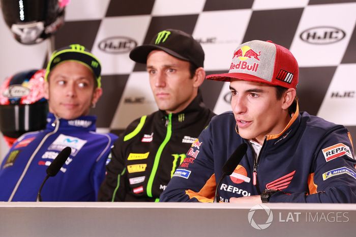 Valentino Rossi, Yamaha Factory Racing, Johann Zarco, Monster Yamaha Tech 3, Marc Marquez, Repsol Honda Team