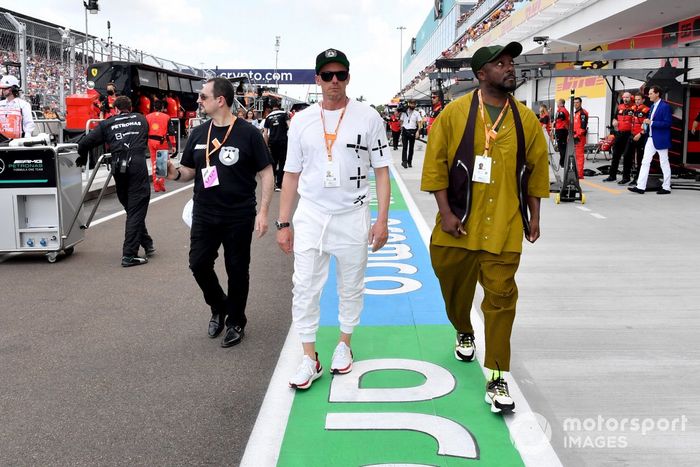 Will. I. Am. en el pit lane