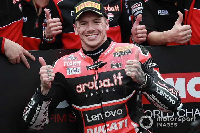 Second place Scott Redding, Aruba.it Racing Ducati