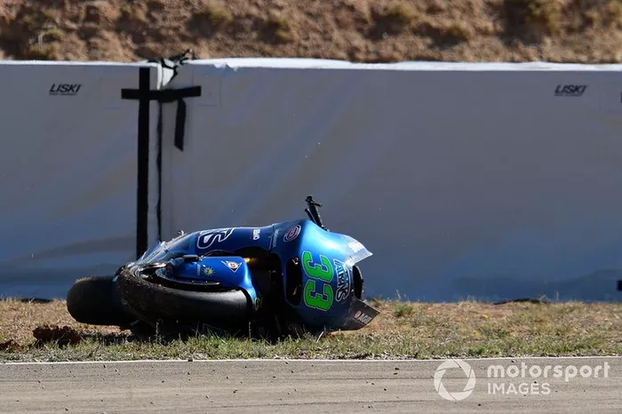 Accidente de Enea Bastianini, Italtrans Racing Team