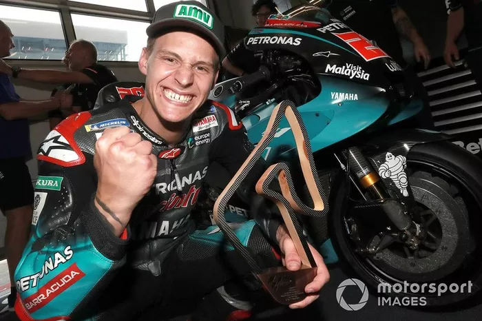 Tercer lugar Fabio Quartararo, Petronas Yamaha SRT