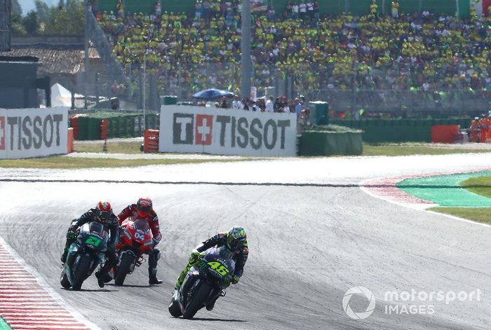 Valentino Rossi, Yamaha Factory Racing, Franco Morbidelli, Petronas Yamaha SRT, Andrea Dovizioso, Ducati Team