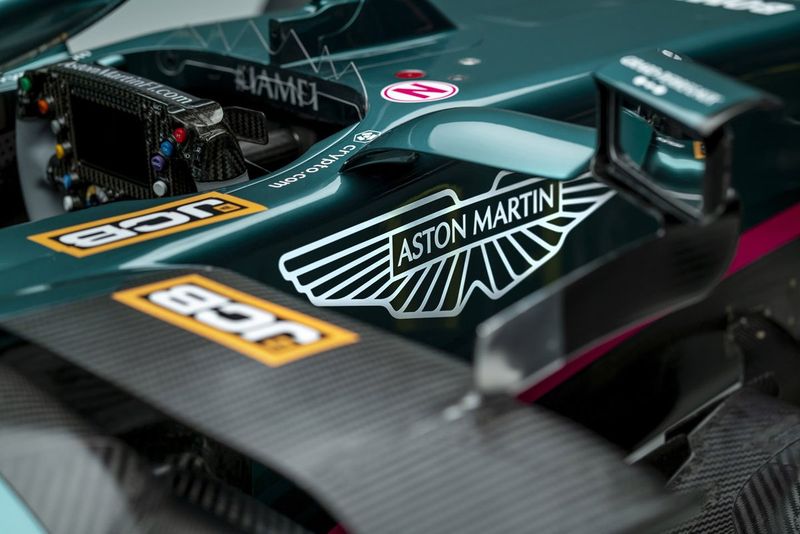 Detalle del Aston Martin AMR21