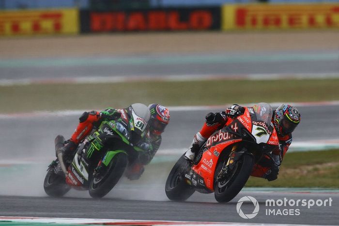 Chaz Davies, Aruba.it Racing-Ducati Team, Leon Haslam, Kawasaki Racing Team