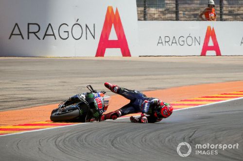 Fabio Quartararo, caída de Yamaha Factory Racing