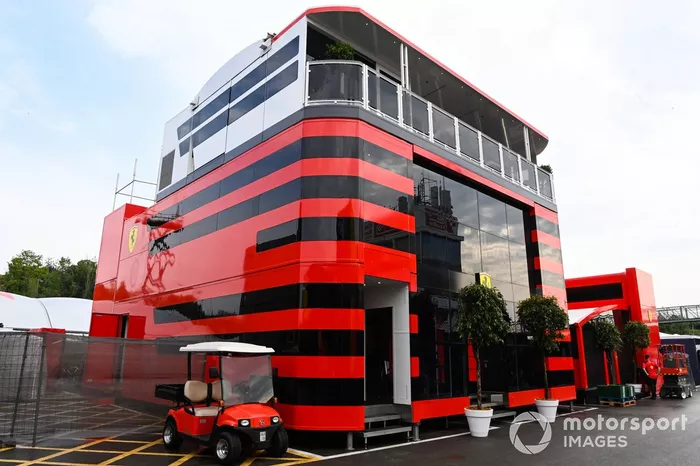 De hospitality van Ferrari