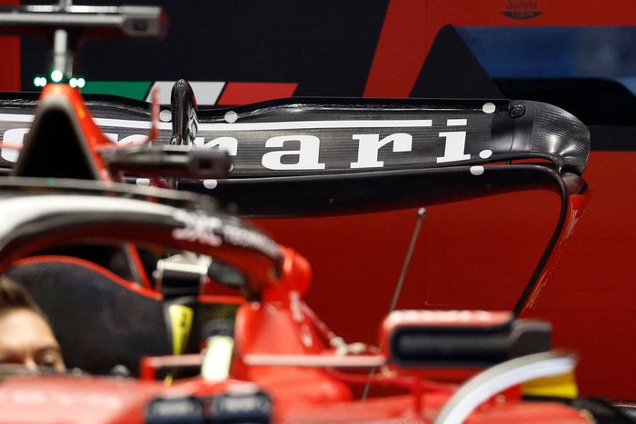 Ferrari SF-23 detalle trasero