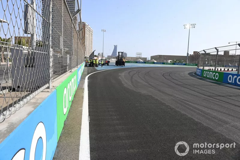 Jeddah Street Circuit last corner detail