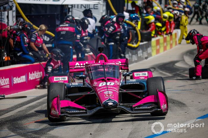 Simon Pagenaud, Meyer Shank Racing Honda, pit stop