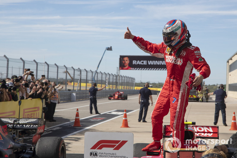 Kimi Raikkonen, Ferrari celebra